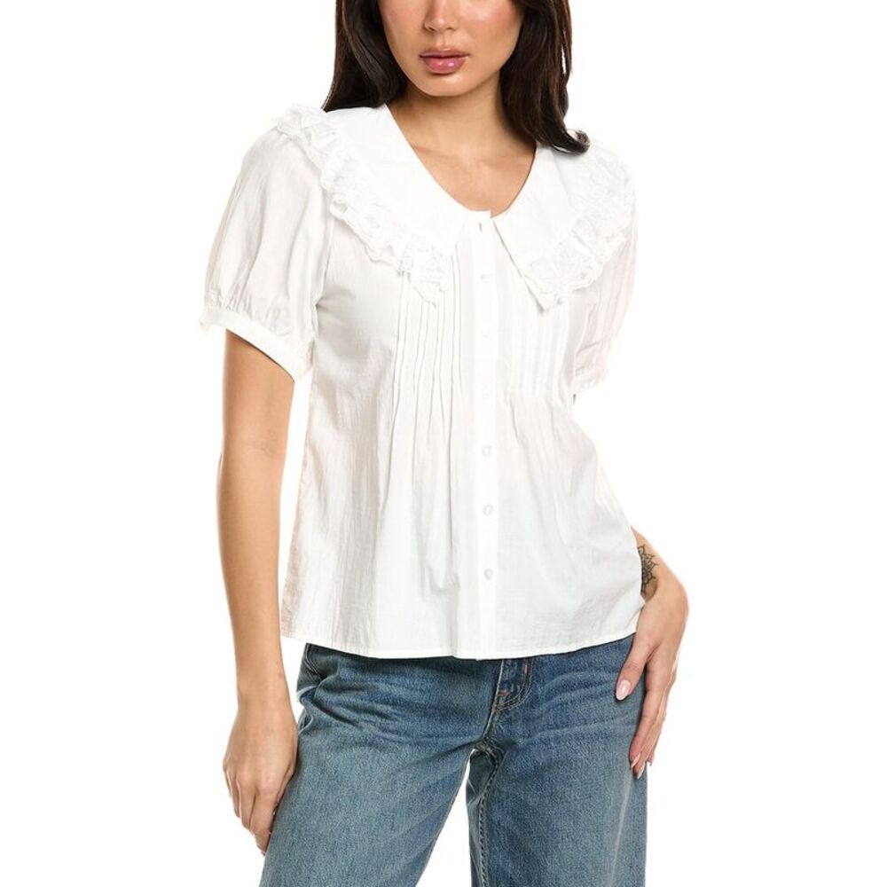 70/21 Womens  Solid Blouse, White